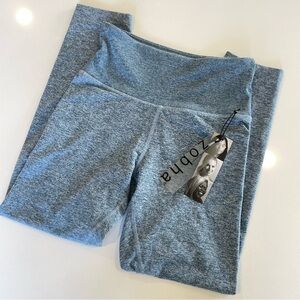 Zobha women's blue heathered high-waisted legging